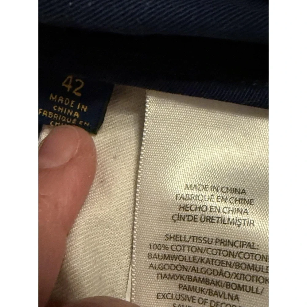 Polo Ralph Lauren Vintage Y2K Men's Navy Relaxed Fit Shorts Size 40